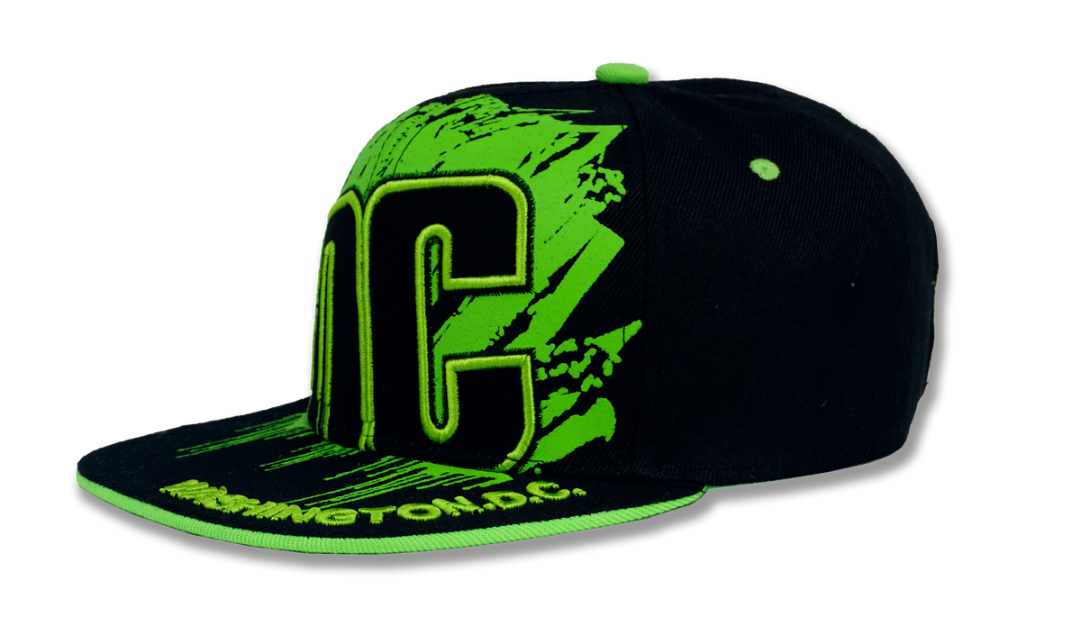 Green and deals black dc hat