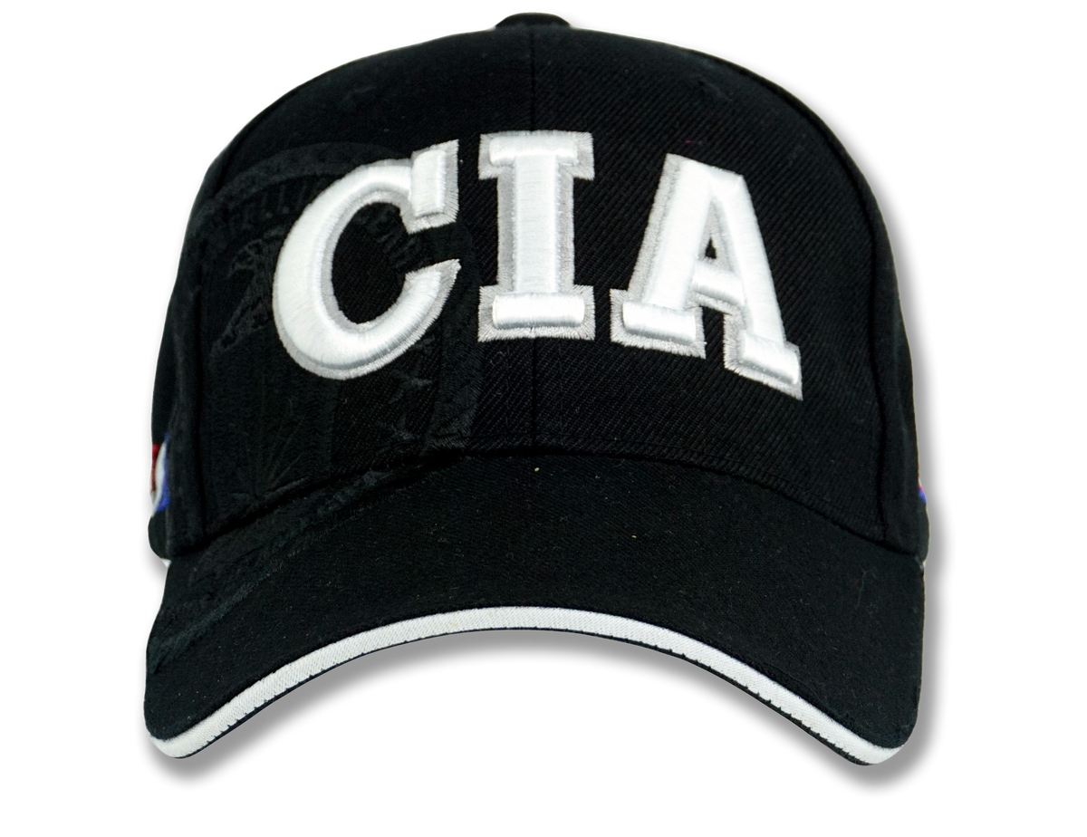 CIA Embroidered Baseball Cap Black – Abe's Gifts Washington DC