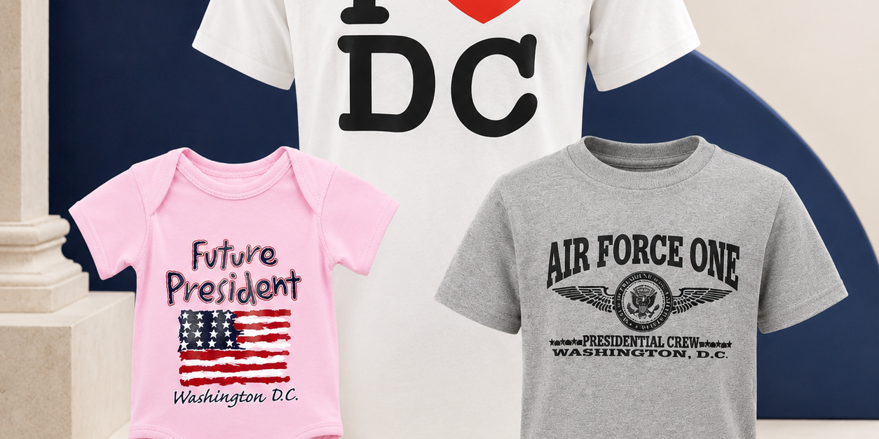 Washington DC T-Shirts for Adults & Kids