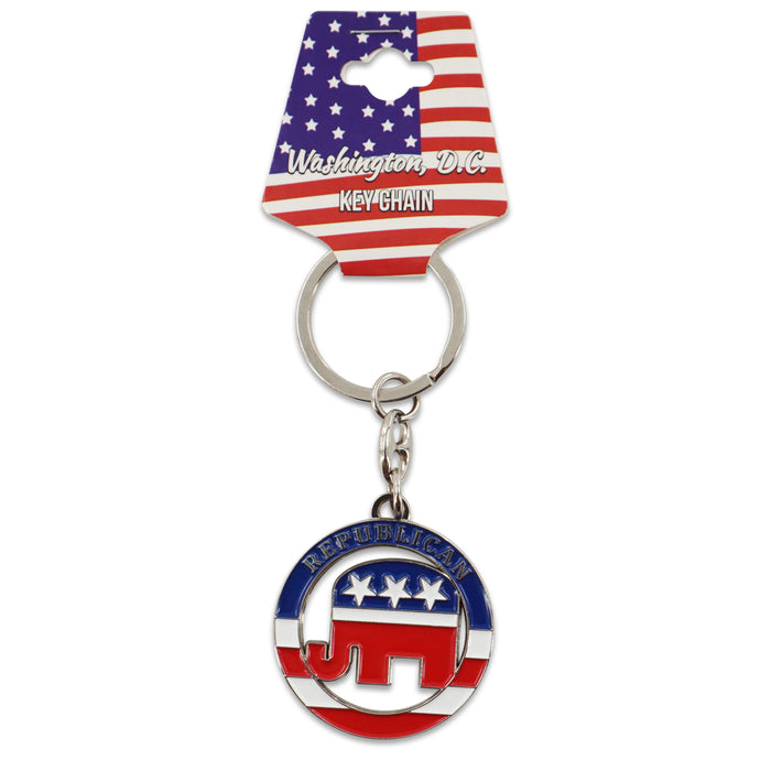 REPUBLICAN METAL KEYCHAIN