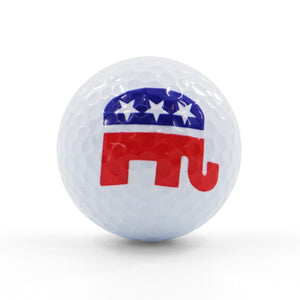 REPUBLICAN PARTY ELEPHANT GOLF BALL