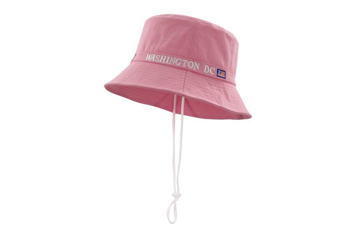 Light Pink Washington D.C Bucket Hat