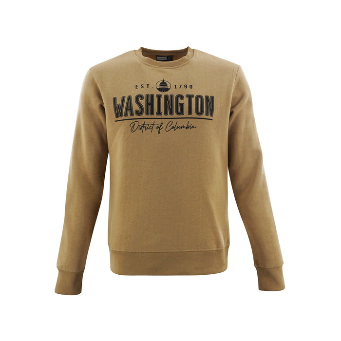 Washington DC Crewneck Sweatshirt Capitol C.Stone