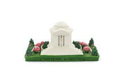 Jefferson Memorial Replica W/ Cherry Blossom