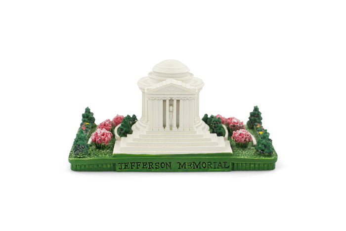 Jefferson Memorial Replica W/ Cherry Blossom