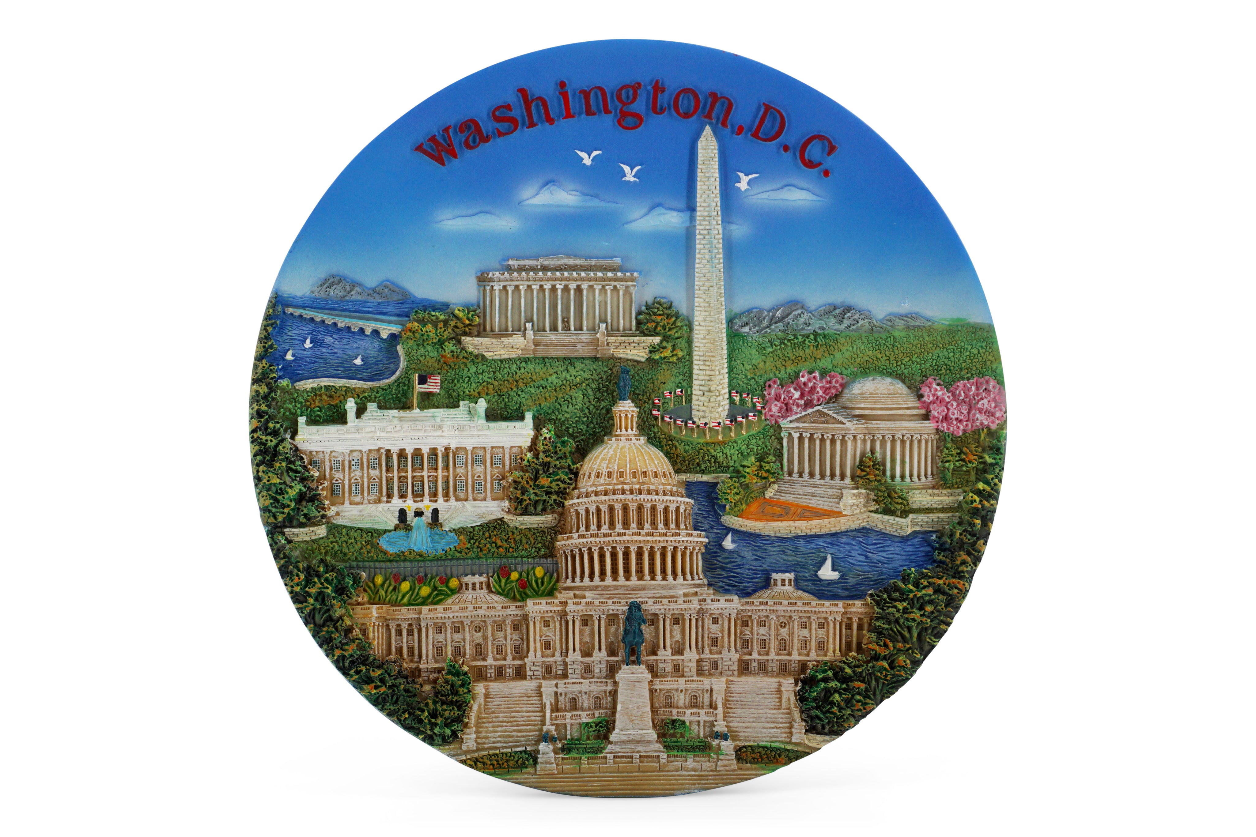 Washington, D.C. Scenic Decorative Plate