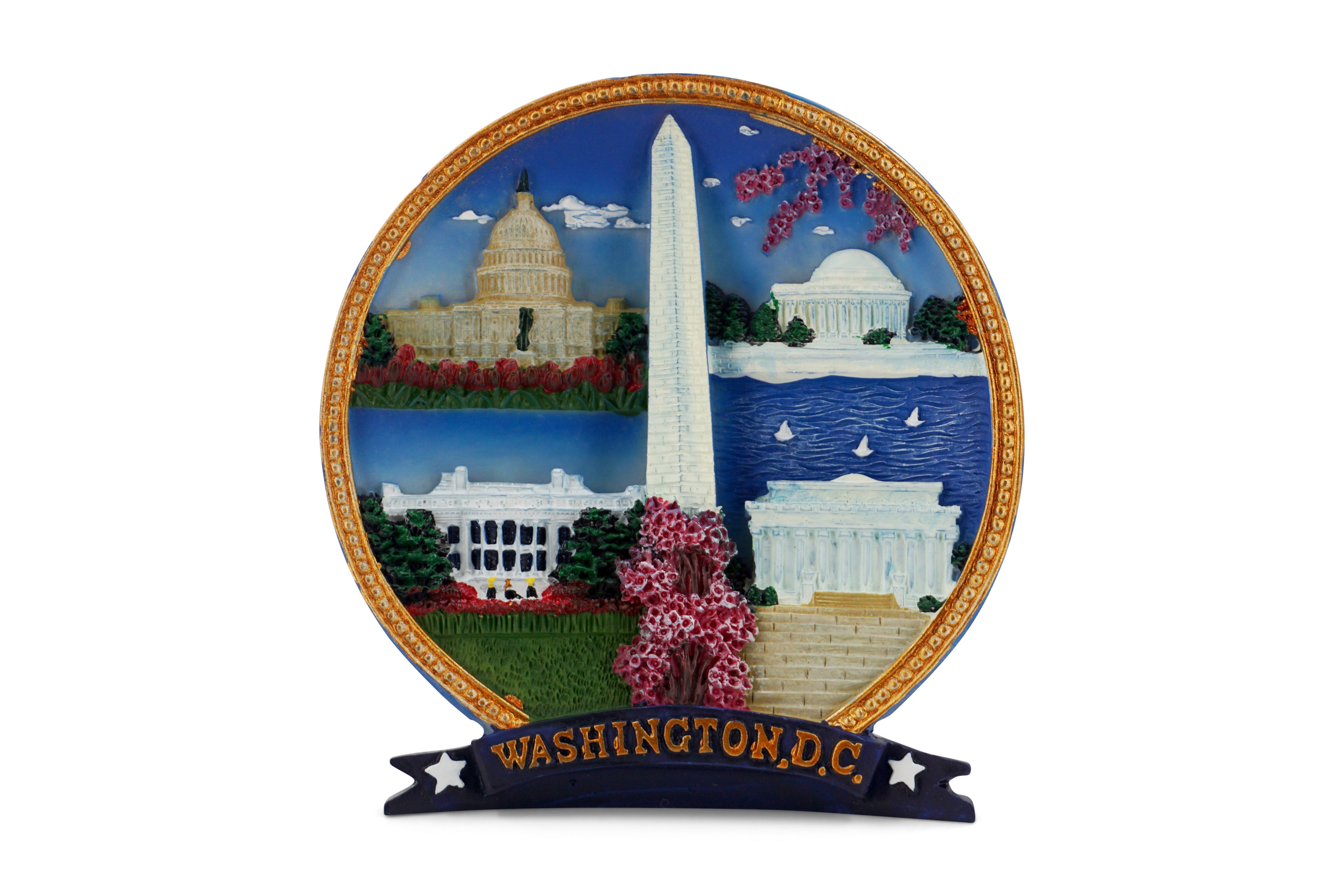Washington, D.C. Monuments Display Plate