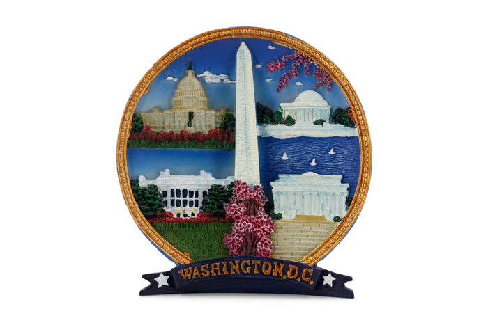 Washington, D.C. Monuments Display Plate