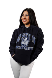 Georgetown University Hoodie Sweatshirt Gray or Navy