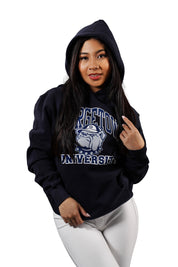 Georgetown University Hoodie Sweatshirt Gray or Navy