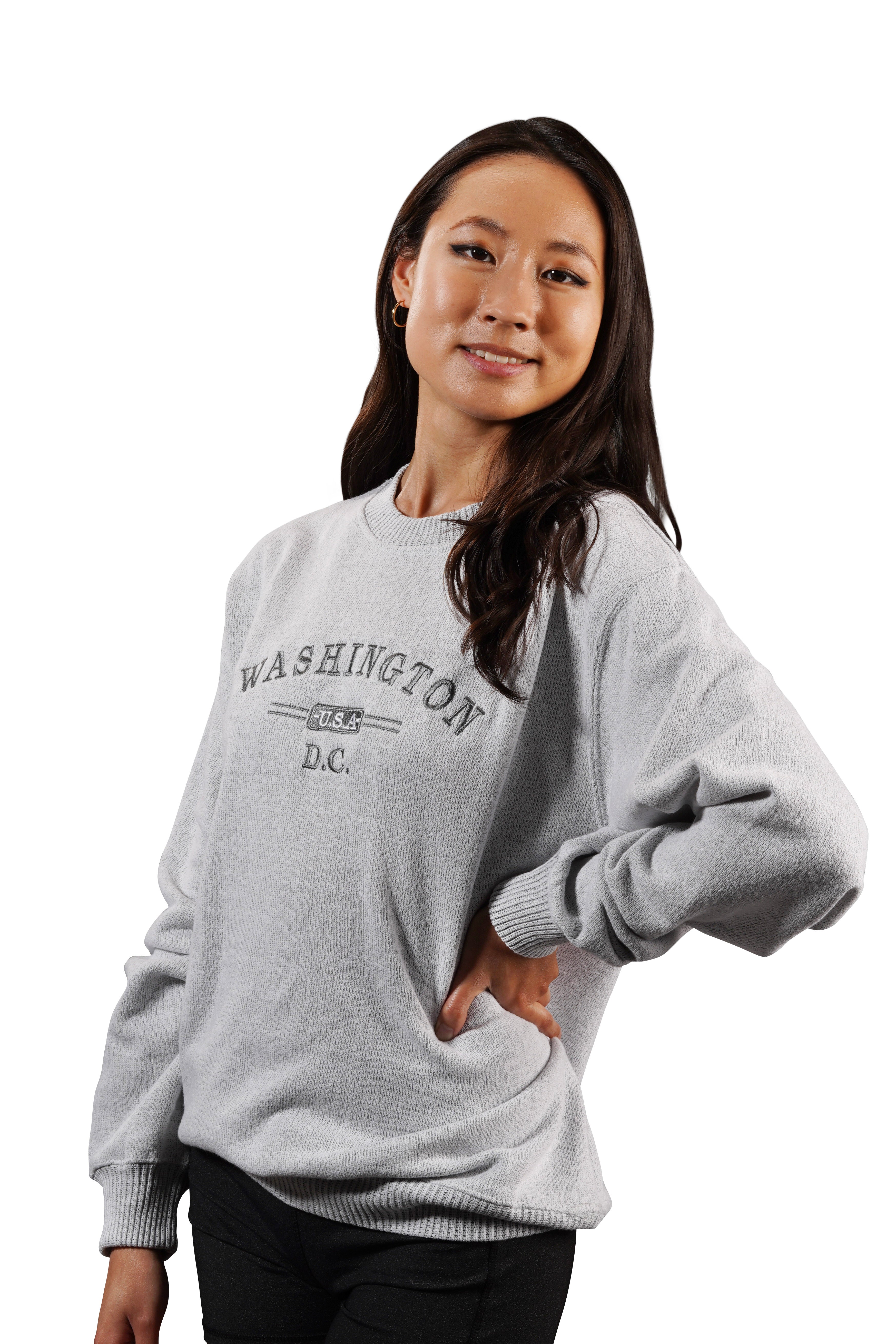 Washington DC Crewneck Nantucket Ice