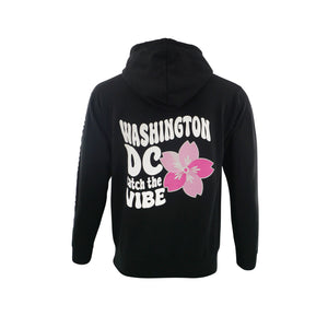 Washington DC Hoodie "Catch the Vibes" Black