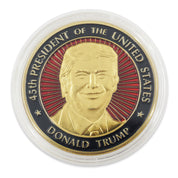 DONALD TRUMP 45th PRESIDENT GOLD COIN