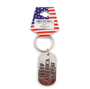 Keep America Great Metal Keychain