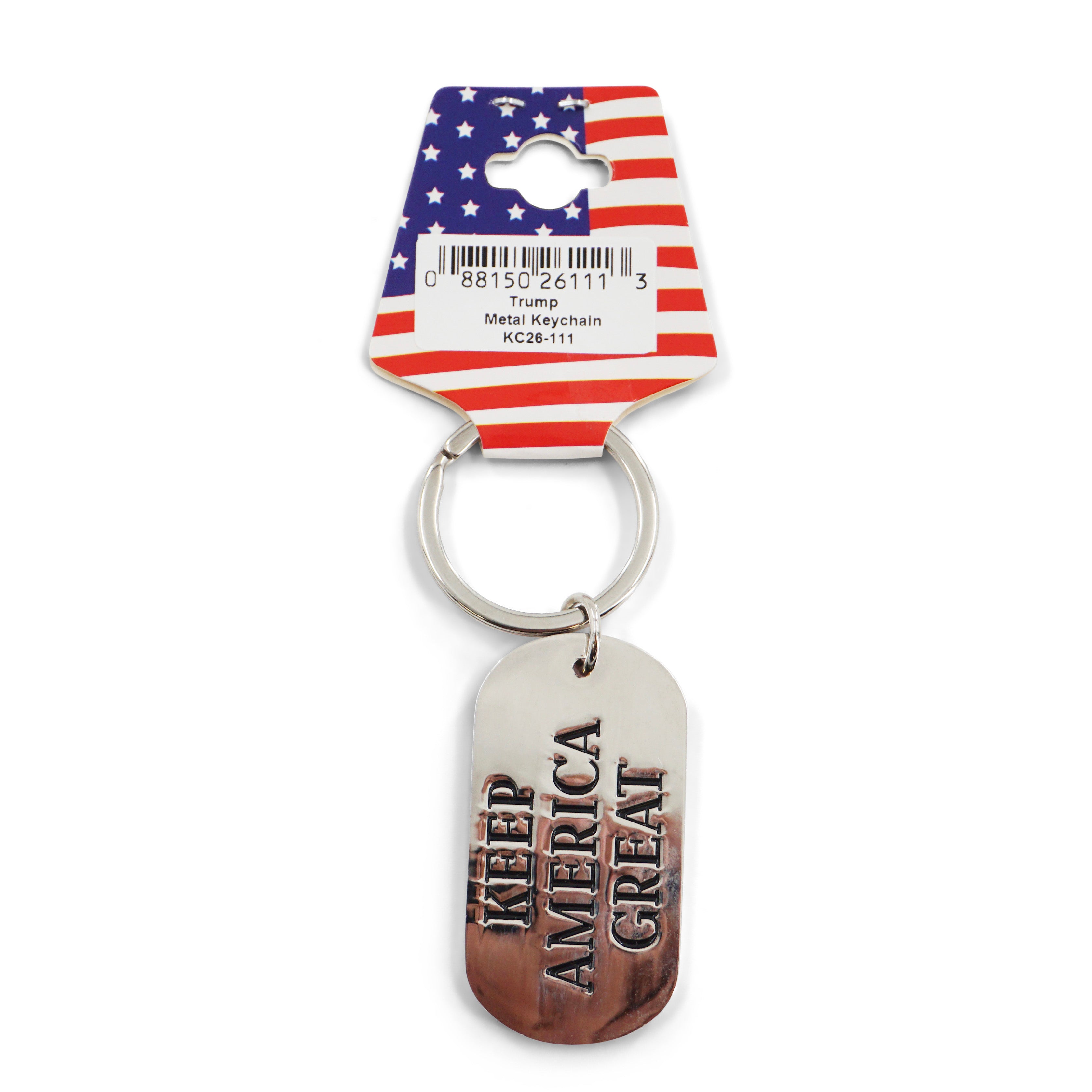Keep America Great Metal Keychain