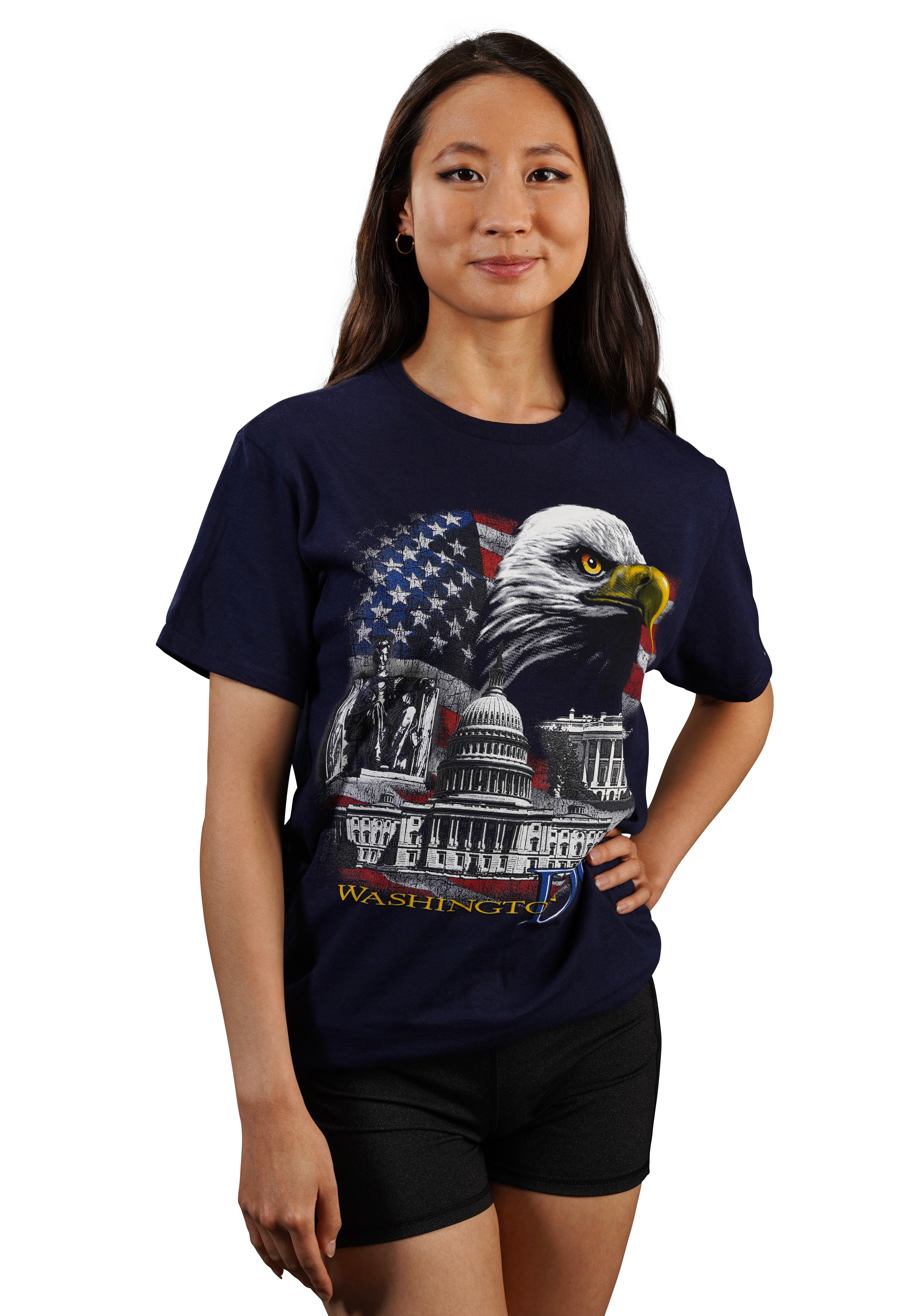 Washington DC Eagle Panorama T-Shirt
