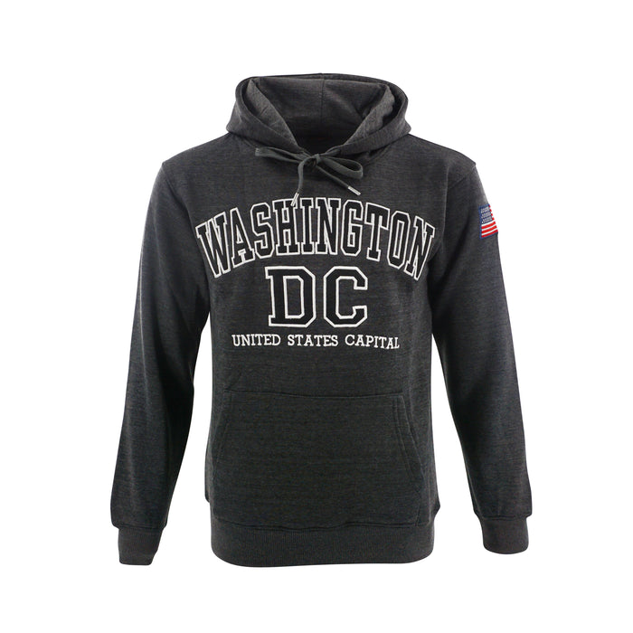 Washington DC Hoodie Sweatshirt Charcoal