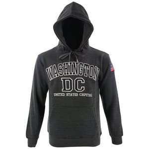 Washington DC Hoodie Sweatshirt Charcoal