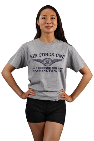 Washington DC Air Force 1 Crew Gray T-Shirt