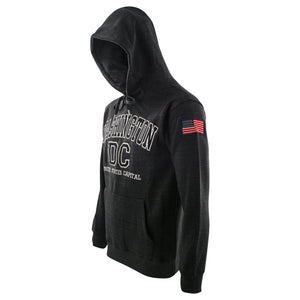 Washington DC Hoodie Sweatshirt Charcoal