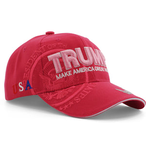 TRUMP MAKE AMERICA GREAT AGAIN PINK BASEBALL CAP