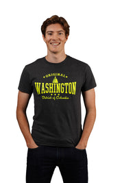 Neon Washington DC Charcoal T-Shirt