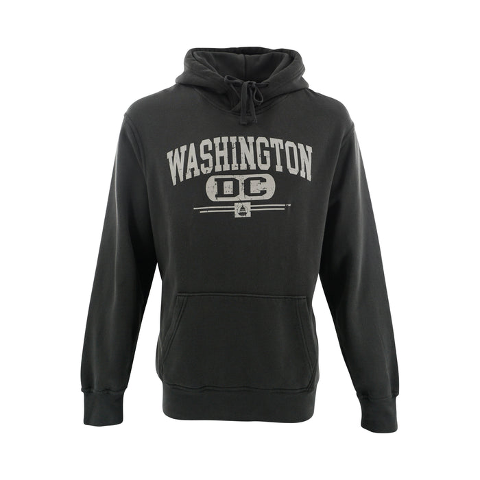 Washington DC Hoodie Super Soft Dyed Coal