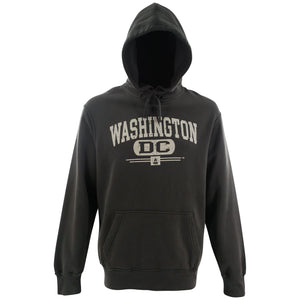 Washington DC Hoodie Super Soft Dyed Coal