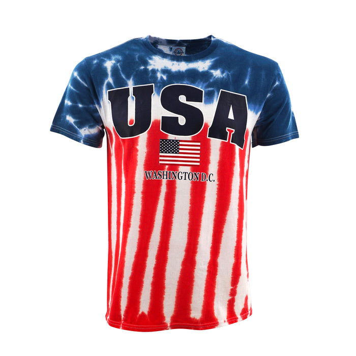 Tie Dye USA Flag T-Shirt