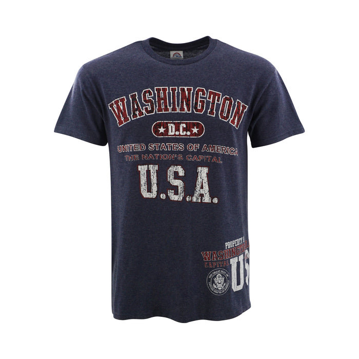 Washington D.C USA Denim/Heather T-Shirt