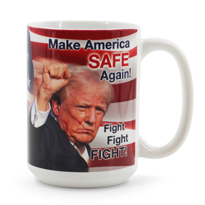 "MAKE AMERICA SAFE AGAIN" COFFEE MUG