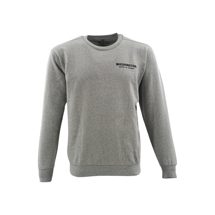 ADULT CREWNECK DC CREW WASHINGTON DC BACK GREY