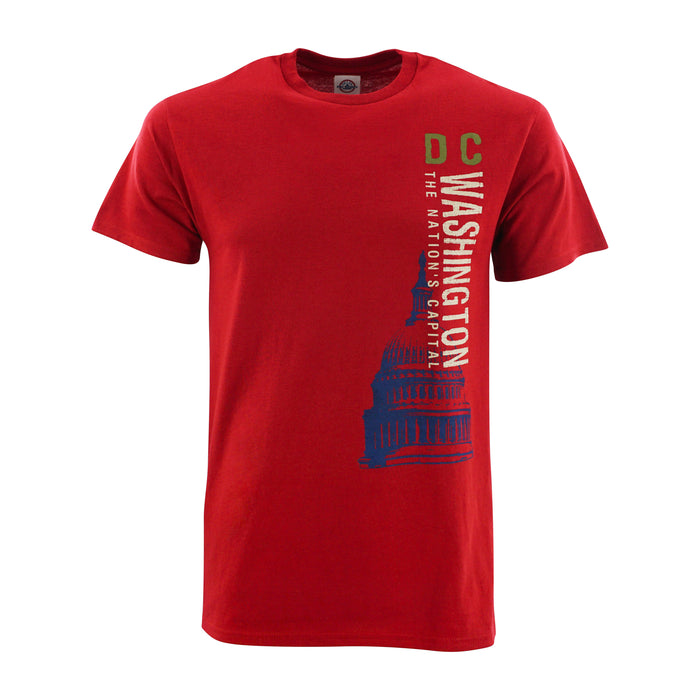 Washington DC Capitol Red T-Shirt