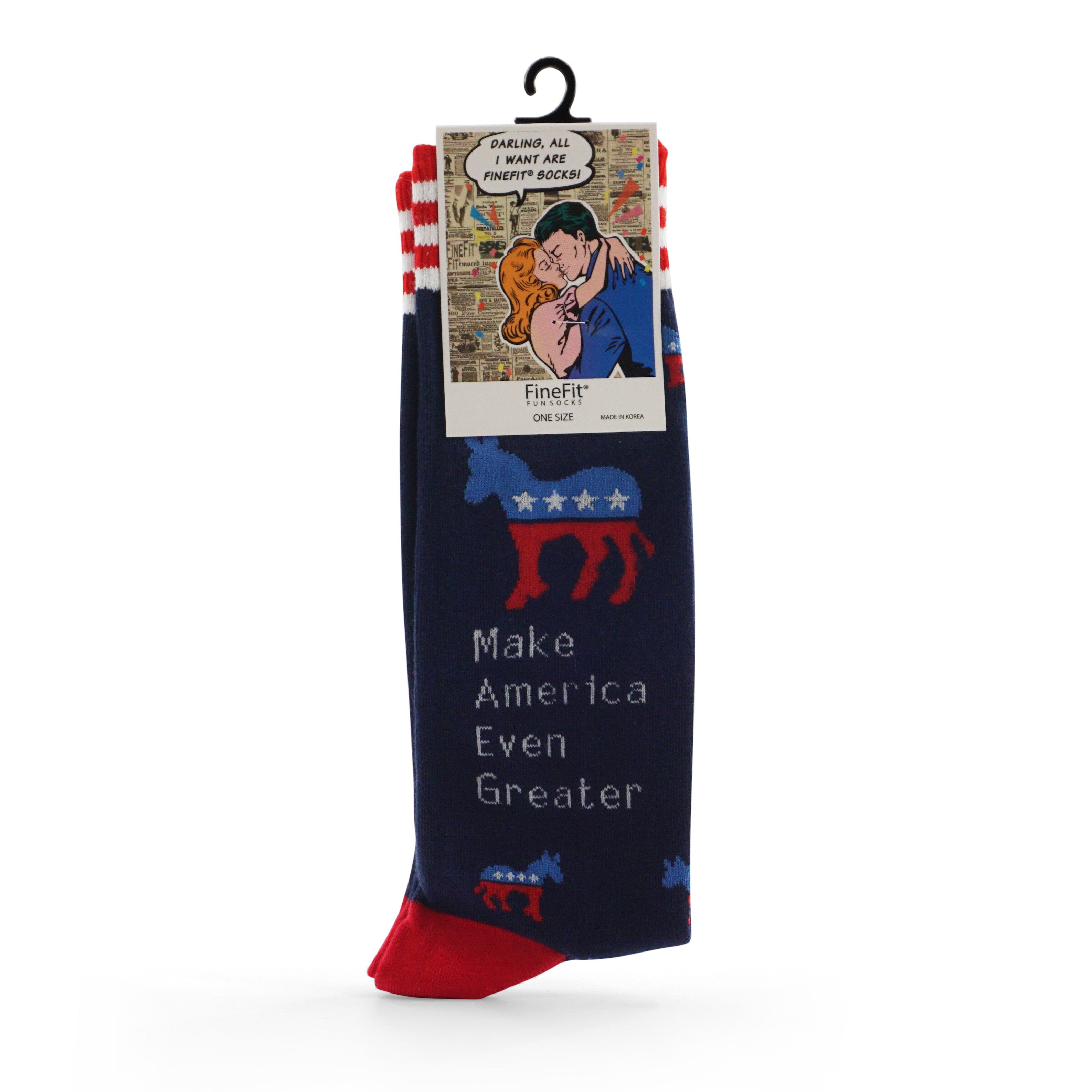 "Make America Even Greater" Democratic Socks