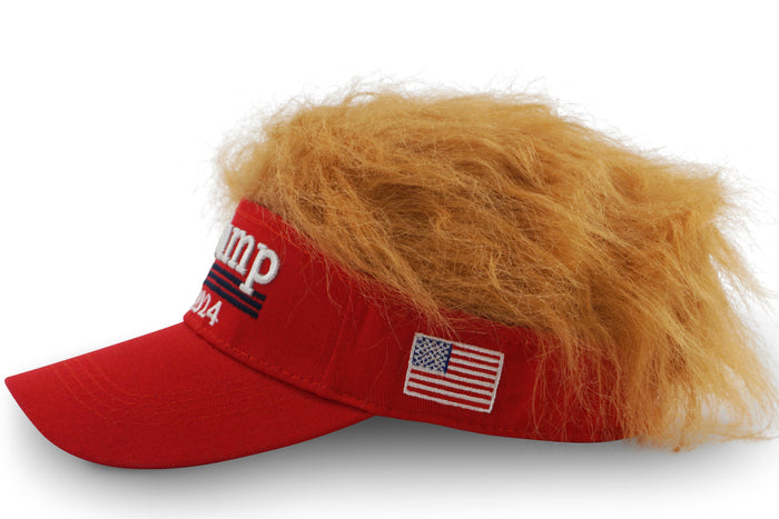 TRUMP HAIR VISOR HAT