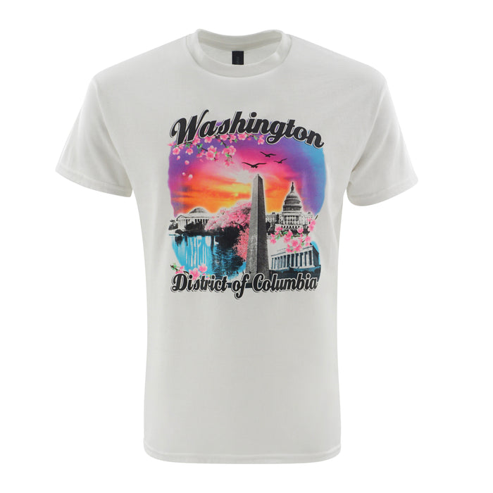 Washington D.C. Cherry Blossom Sunset T-Shirt