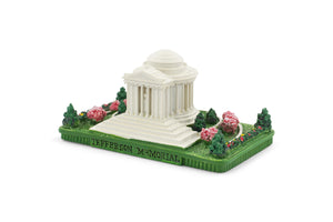 Jefferson Memorial Replica W/ Cherry Blossom