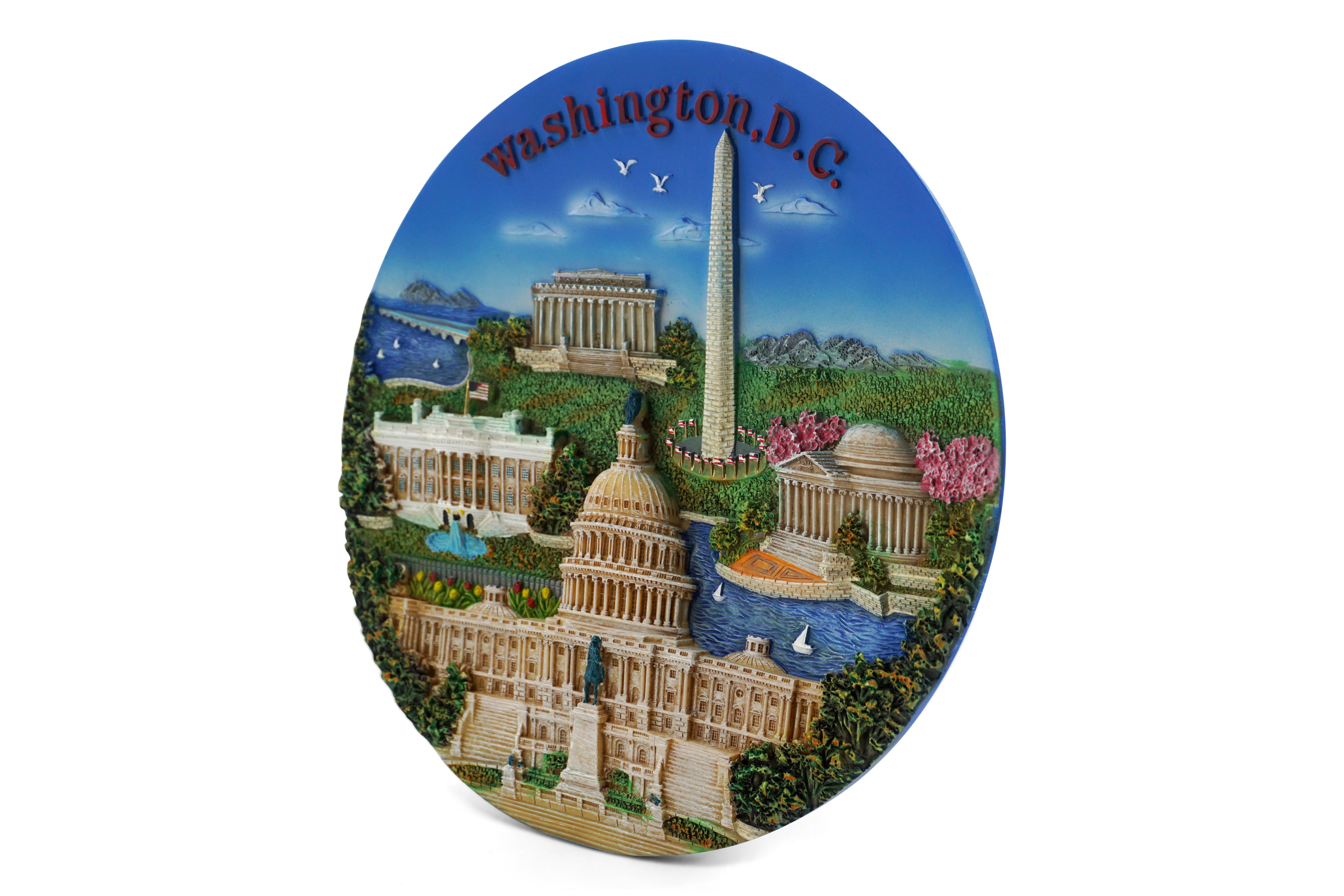 Washington, D.C. Scenic Decorative Plate