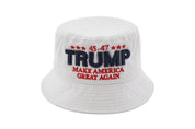 Trump 45-47 Maga Bucket Hat Red or White