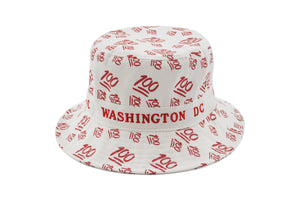 100% Bucket Hat (BLACK & White Variant)