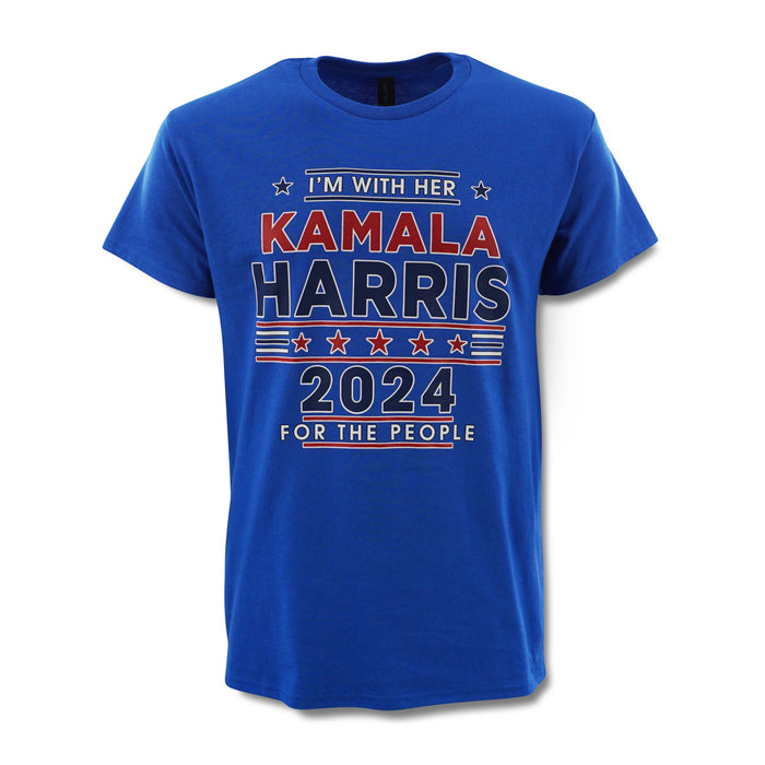 KAMALA HARRIS ROYAL BLUE SHIRT