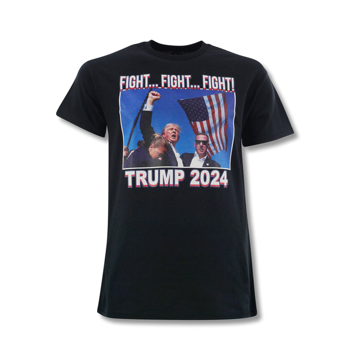 TRUMP FIGHT 2024 Black T-shirt