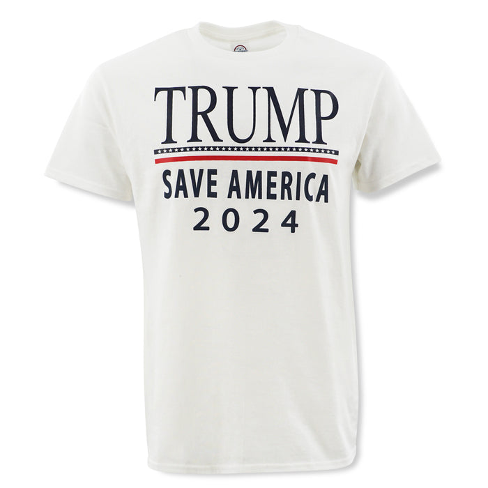 TRUMP SAVE AMERICA 2024 White T-shirt