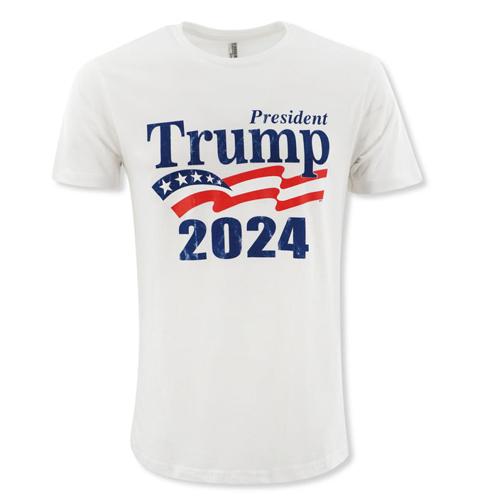 PRESIDENT TRUMP 2024 White T-shirt