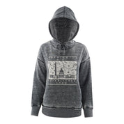 Washington DC Crop Hoodie Vintage Gray or Olive