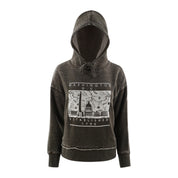 Washington DC Crop Hoodie Vintage Gray or Olive