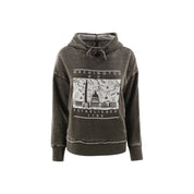 Washington DC Crop Hoodie Vintage Gray or Olive
