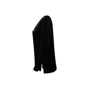 Washington DC Crewneck Ladies Modal Spandex Black