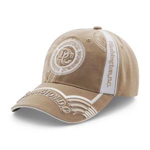 Embroidered DC Baseball Cap Khaki