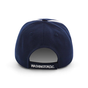 Embroidered DC Baseball Cap Navy Blue